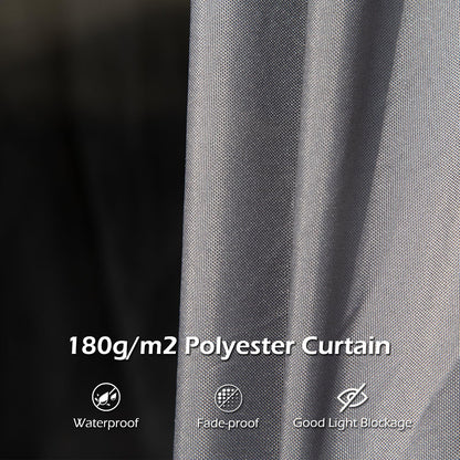 14 x 20 Ft Hardtop Gazebo with Curtains and Netting