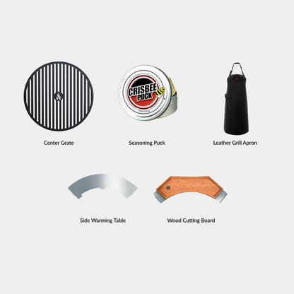 Arteflame Classic 40" With High Euro Base Flat Top Grill Starter Bundle