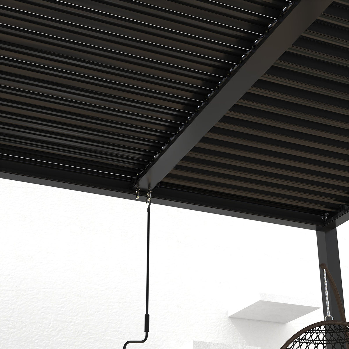 10 x 19 ft. 8610J Aluminum Louvered Pergola
