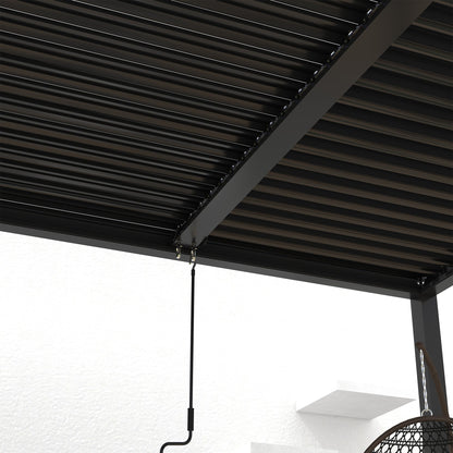 10 x 19 ft. 8610J Aluminum Louvered Pergola