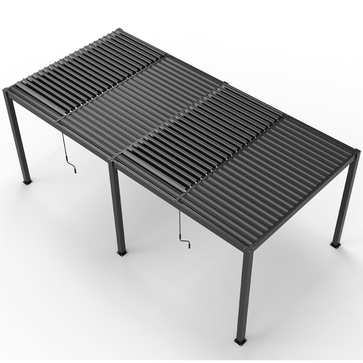 10 x 19 ft. 8610J Aluminum Louvered Pergola
