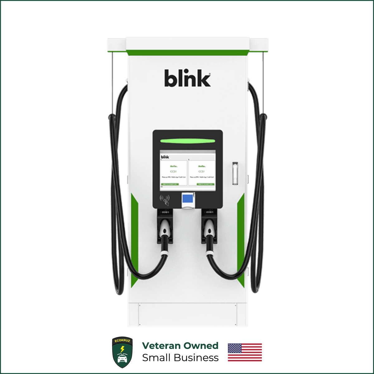 Blink 120kW DC Fast EV Charger – Dual-Port Commercial Charging Station