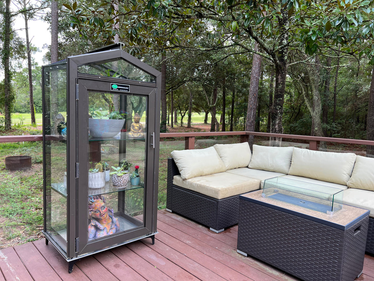 Janco Indoor/Outdoor Greenhouse Garden Cabinet