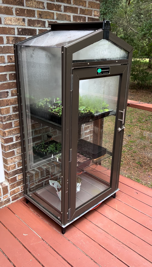 Janco Indoor/Outdoor Greenhouse Garden Cabinet