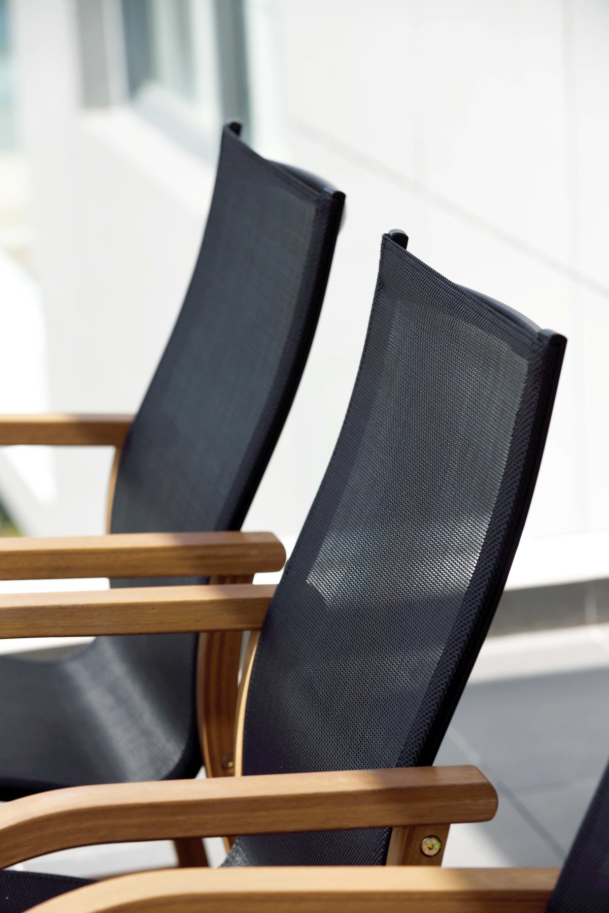 Rinjani FSC Teak Dining Table with 8 Manhattan Armchairs