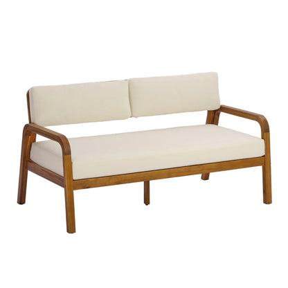 Christopher Knight Home Acacia Wood Outdoor Loveseat and Coffee Table Set