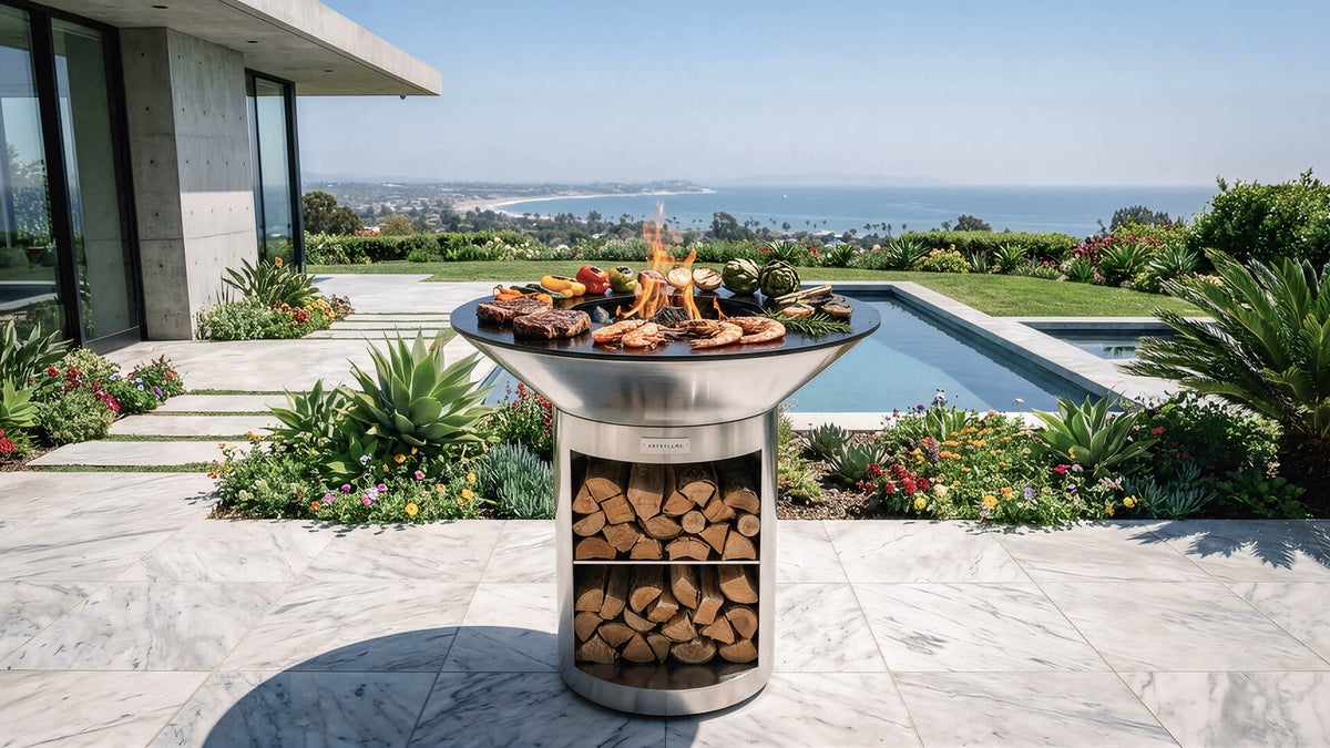 Arteflame 40-Inch Platinum Series Grill with Storage Base