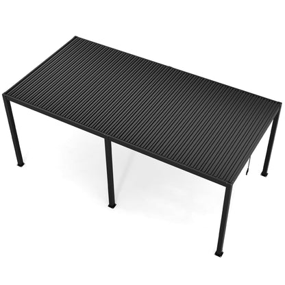 10 x 19 ft Aluminum Louvered Pergola